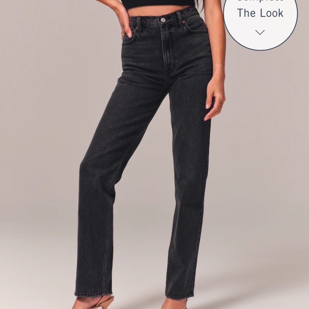 Abercrombie Ultra High Rise 90s Straight Jean